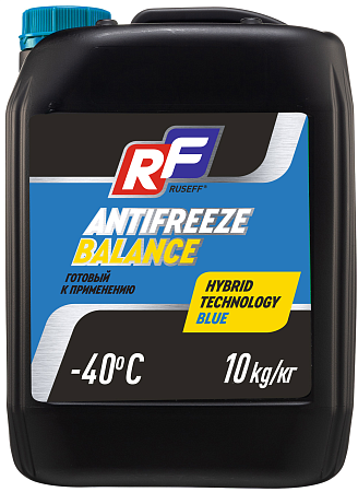 Антифриз ANTIFREEZE Balance синий 10 кг RUSEFF - продажа, свойства, назначение, применение и состав, видео и отзывы