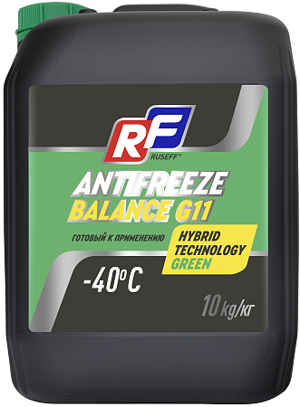 Антифриз ANTIFREEZE Balance G11 зеленый 10 кг RUSEFF - продажа, характеристики и отзывы