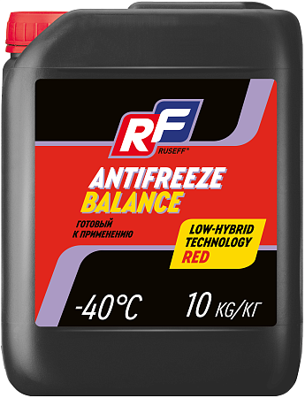 Антифриз ANTIFREEZE Balance красный 10 кг RUSEFF - продажа, характеристики и отзывы