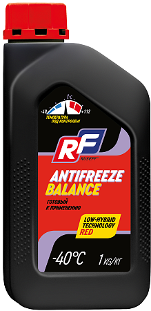 Антифриз ANTIFREEZE Balance красный 1 кг RUSEFF - продажа, характеристики и отзывы
