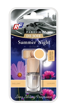 Ароматизатор подвесной  жидкостный PARFUM DE JOIE  Summer  Night RUSEFF - ароматизатор воздуха для авто